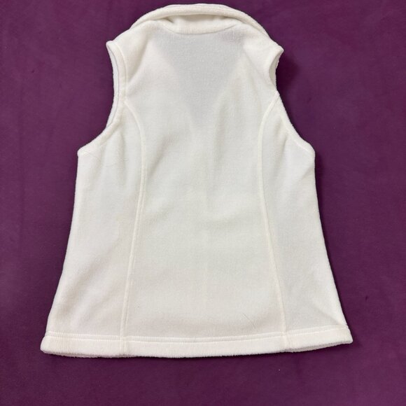 Columbia Women's Benton Springs Fleece Vest XS Petite Sea Salt - Like New! - Picture 9 of 13